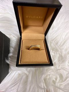 Bvlgari B Zero-1 Diamond Eternity Ring YG Size13