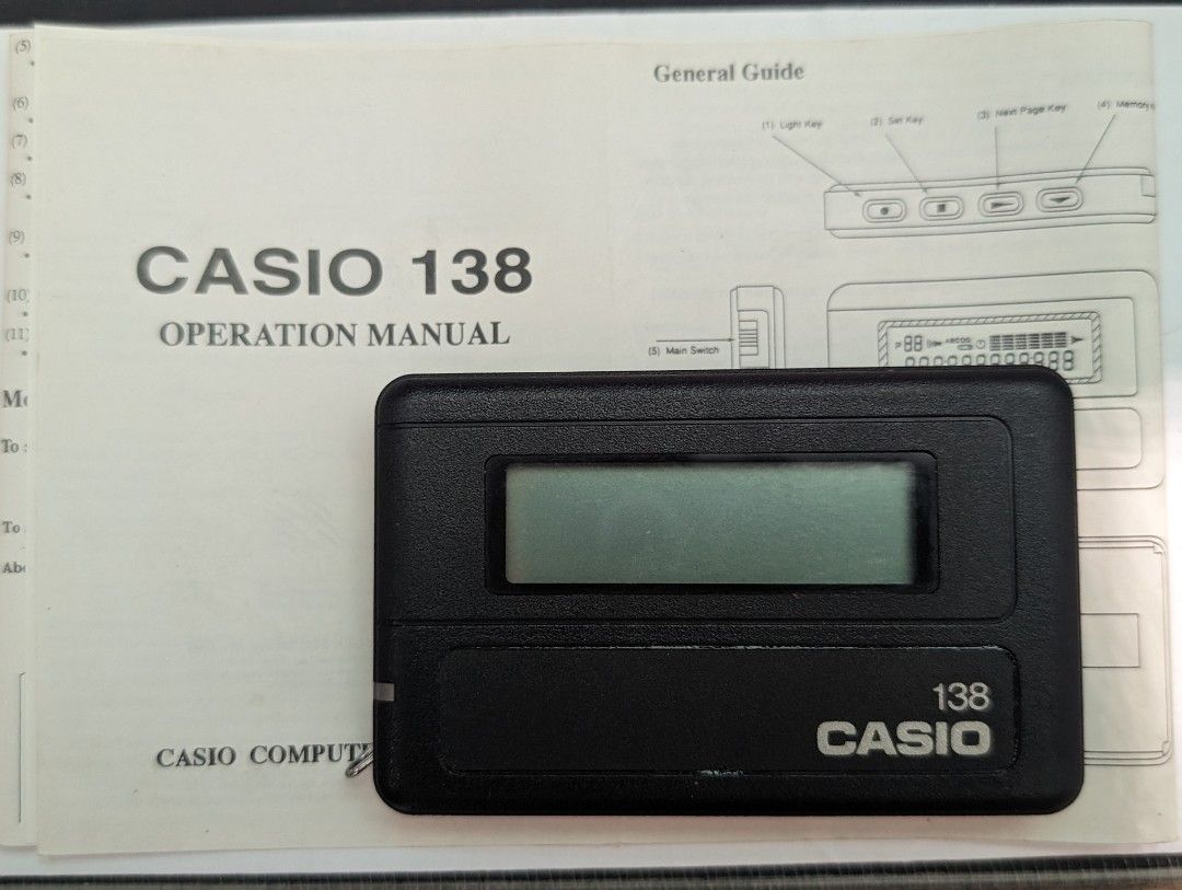 Casio pager