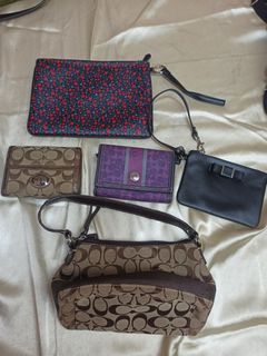 coach bag and wallets bundle