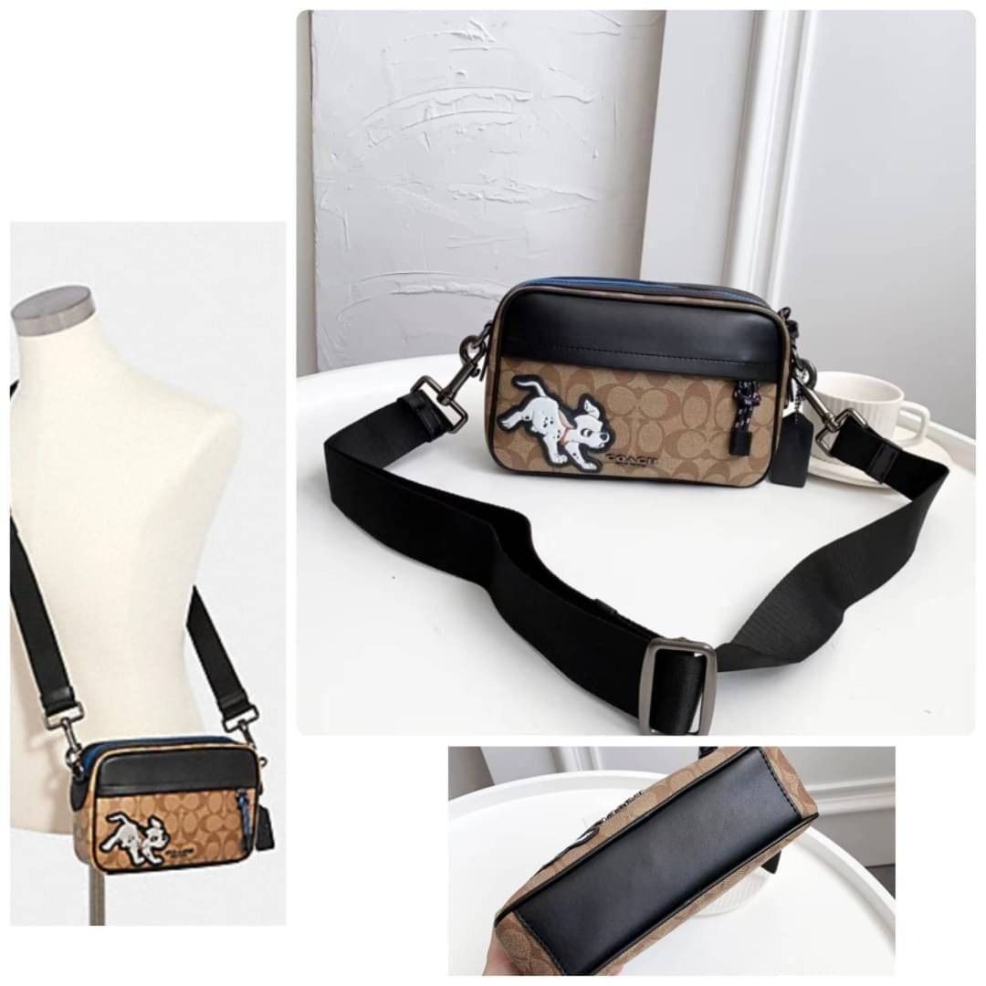 Coach Disney X Coach Graham Crossbody In Signature Canvas With Dalmatian Men Sling Messenger Shoulder Bag Men s Fashion Bags Sling Bags on Carousell