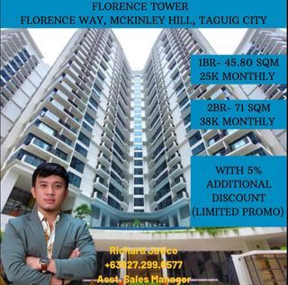 Condo for Sale in Mckinley hill near BGC - Florence Tower