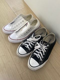 Converse Black and White Shoes