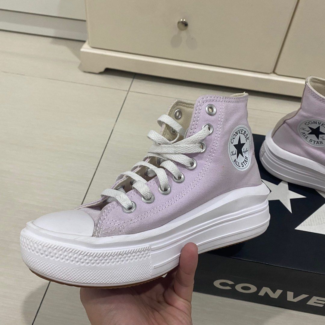 Obral Murah Converse Chuck Taylor All Star Move High Lillac 37 with Box