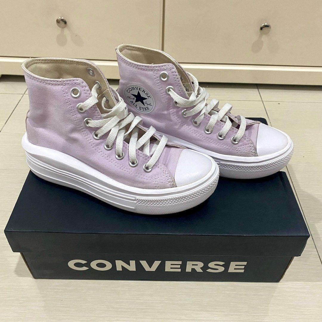 Obral Murah Converse Chuck Taylor All Star Move High Lillac 37 with Box