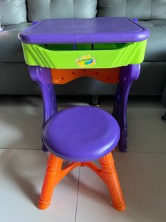 Crayola kids table and chair set