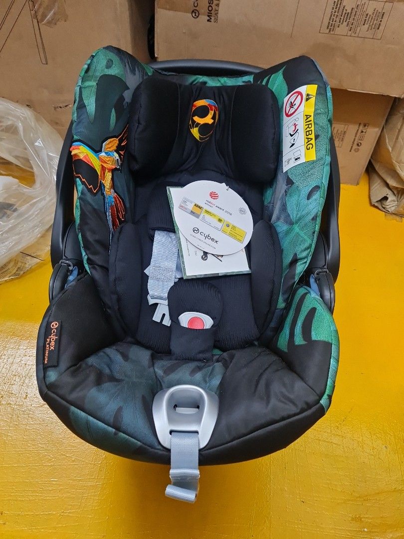 Cybex Cloud Q limited edition bird of paradise baby carrier car seat
