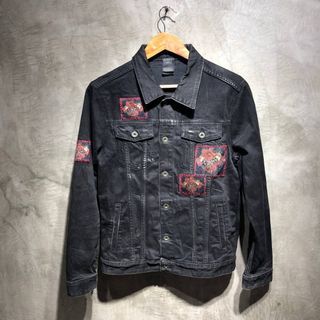 Dior X Toru Kamei Roses Patch denim jacket SS2017