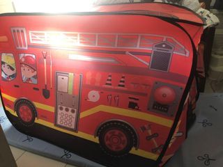 Fire truck tent for kids
