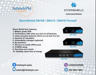 Firewall StormShield SN160/SN310/SN510 Network Firewall