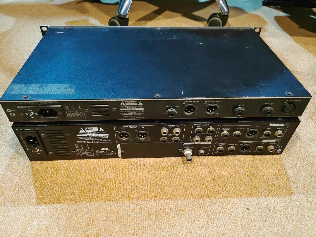 Focusrite Platinum VoiceMaster and Twintrack Pro Mic Preamp, Audio ...