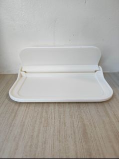 Foldable Shelf for Phone Bathroom Wall Mount Self-Adhesive White Organizer Storage 18 cm by 11 cm