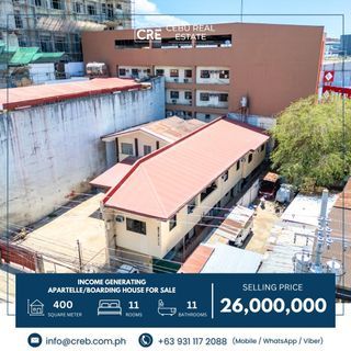 FOR SALE | Income Generating Apartelle/Boarding House at Day-as, Cebu City