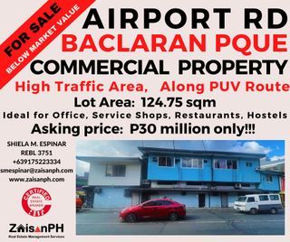 For Sale:  Commercial Property Airport Road Baclaran Paranaque