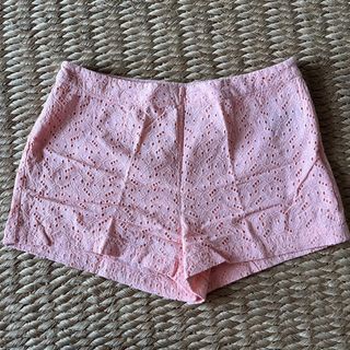 Forever 21 Peach Pink Linen Shorts