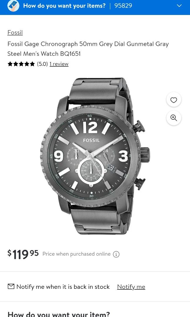 Fossil bq1651 price store