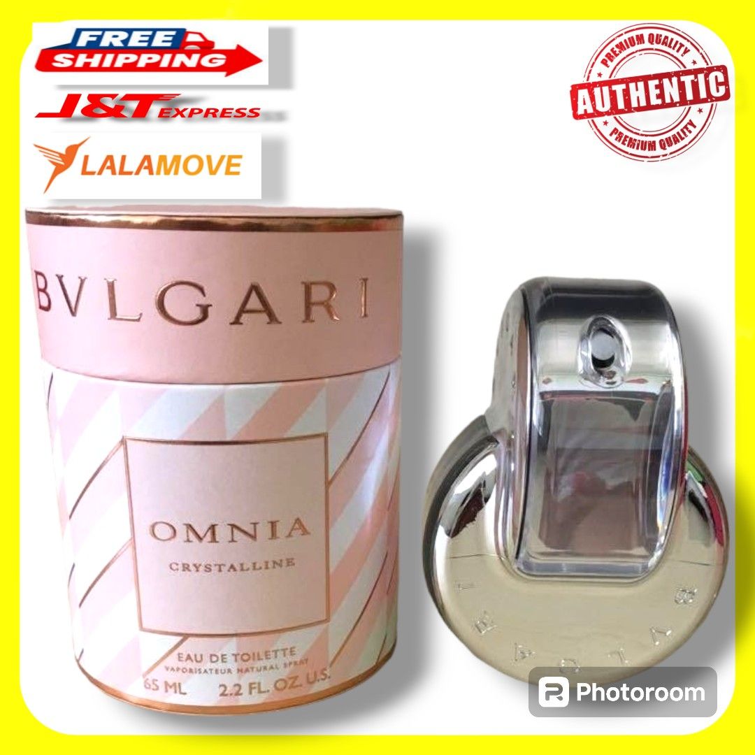 FREE SHIPPING Bvlgari Omnia crystalline New in box set