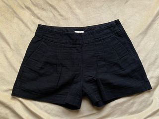 Garterized Mini Pleated Shorts