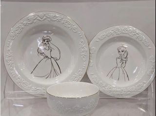 Gold Rim Ceramic Tableware Set (Imported from Singapore) ***Collectors Set