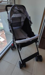 Gray Baby Stroller Lightweight Foldable Travel Baby Toddler Newborn 0-36 Months Old