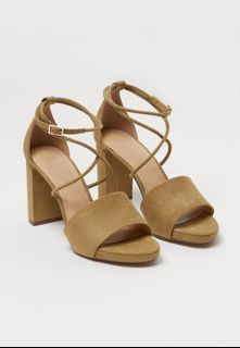 H&M Olive Green Strappy Sandals