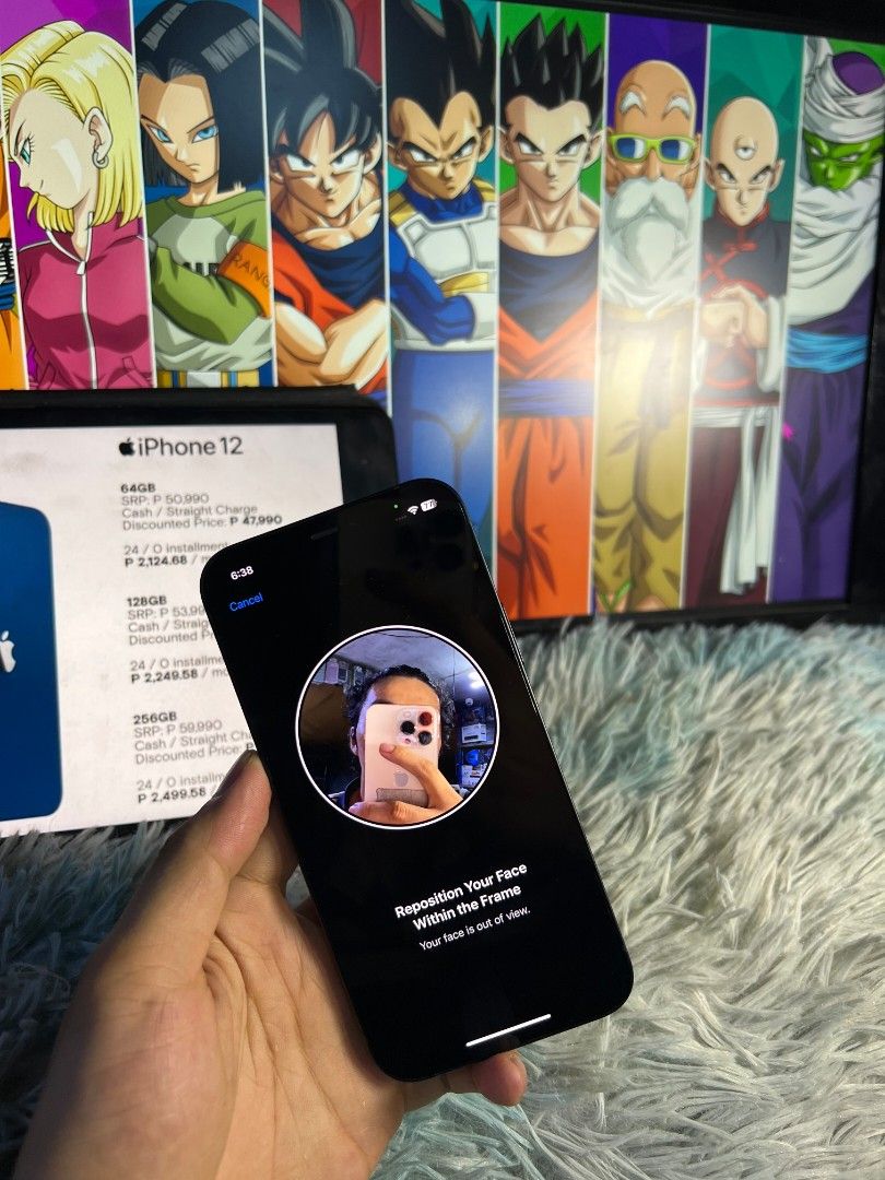 IPHONE 12 (Category: iPhone 12 Series) located in Quezon City. Submitted by mubrogadgets (Listing ID 1303353197, Image 2). Description: IPHONE 12 64 gb Price:16k nlang 🔥 Details: ✅ NTC Approved ✅ Local Purchase ✅ No Apple ID Issue ✅ No Issue ✅ No History of Repair ✅ 100% Original All Parts ✅ No Dents/Scratch Smooth ✅ All Working Face ID and True tone ✅ Battery Health 96% still original FOR PICK UP OR DELIVERY ONLY 📌qc Commomwealth market 📌open