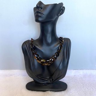 Japan Brown Tortoise Shell Chain Necklace