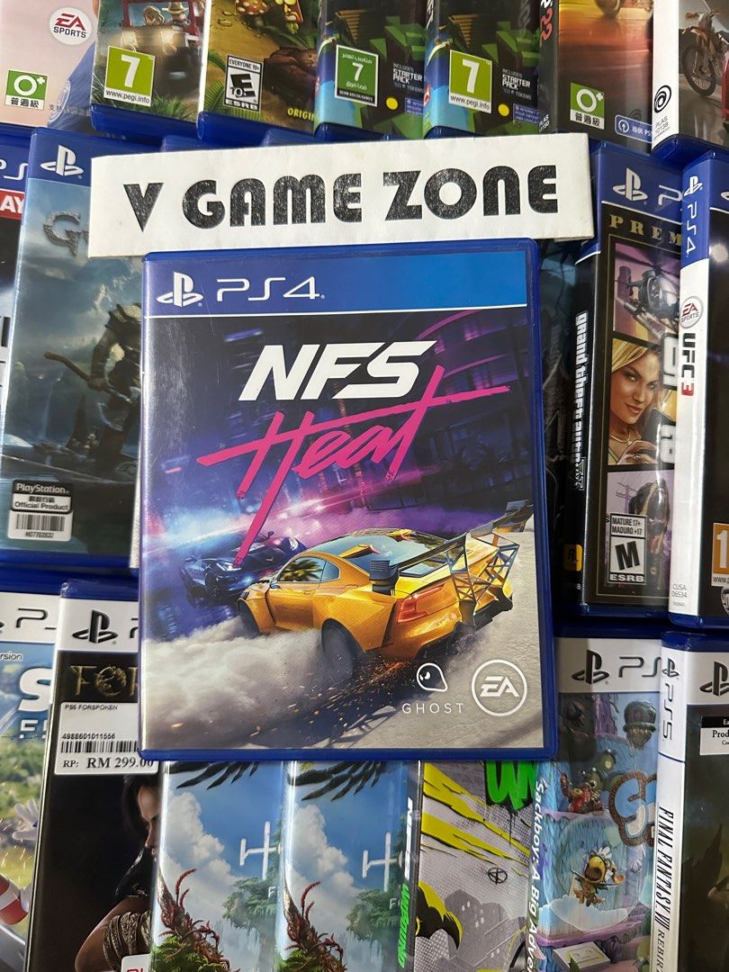 NFS Need for Speed Heat - Used Games Original CD Physical Game Disc for PS4  PS5, Video Gaming, Video Games, PlayStation on Carousell