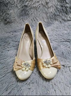 Jelly Beans White Heel Shoes