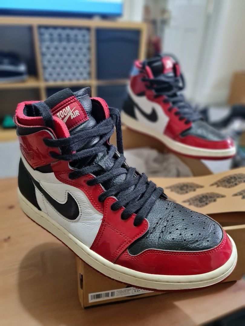 Jordan 1 CMFT BLACK RED EU 42.5 Men s Fashion Footwear Casual Shoes on Carousell
