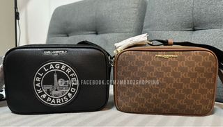 Karl Lagerfeld Double Zip Camera Bag