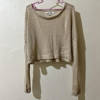 (L) Forever21 knitted top longsleeves