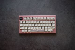 LAZYDESIGNERS - Dimple Plus (Pink color) Aluminum Mechanical Keyboard