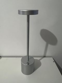 LED Rechargeable  Desk Lamp Touch Dimming Side table aluminum alloy Lamp Shade Aesthetic