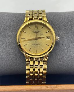 Longines L5.650.2 Gold Dial Gold Plated Steel