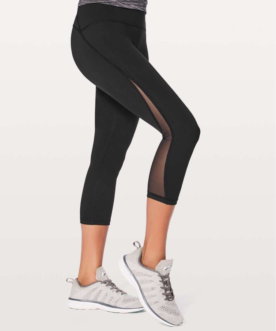 Lululemon Train Times 19 Leggings Black Women s Fashion Activewear on Carousell
