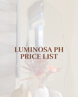 LUMINOSA PH MIRROR PRICE LIST