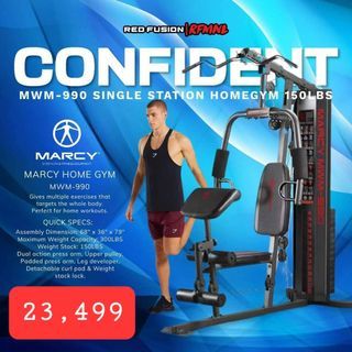 Marcy single station homegym 150lbs weight stack Brandnew Onhand