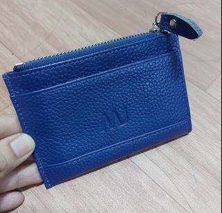 Mcjim blue genuine leather wallet