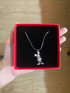 Mickey Mouse Sterling  Silver Necklace