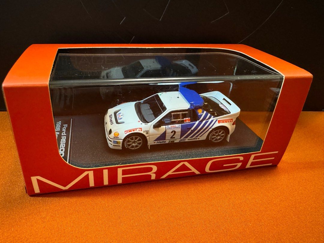HPI MIRAGE 1/43 Ford RS200 1986 Acropolis #6 ミニカー（Ford