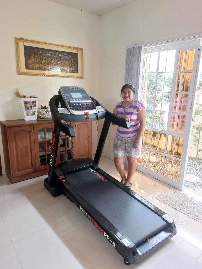 Motorized Treadmill (Category: Cardio & Fitness Machines) located in Santa Cruz, Pampanga. Submitted by ma.savedbygrace (Listing ID 1303407072, Image 3). Description: Begin your fitness journey now with PFCT Fitness high quality treadmills! Choose from: 1️⃣ PF-8 (4.5 HP) 🔥Best Seller🔥 SALE PRICE: P67,999 Regular Price: 78,000 2️⃣ PF-4 (3.25 HP) SALE PRICE: P41,999 Regular Price: 52,000 3️⃣ PF-1 (2.0 HP) SALE PRICE: P27,999 Regular Price: 38,000