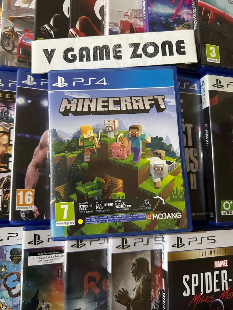 Minecraft - Used Games Original CD Physical Game Disc for PS4 PS5, Video  Gaming, Video Games, PlayStation on Carousell