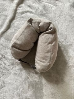 Muji Neck Pillow Gray