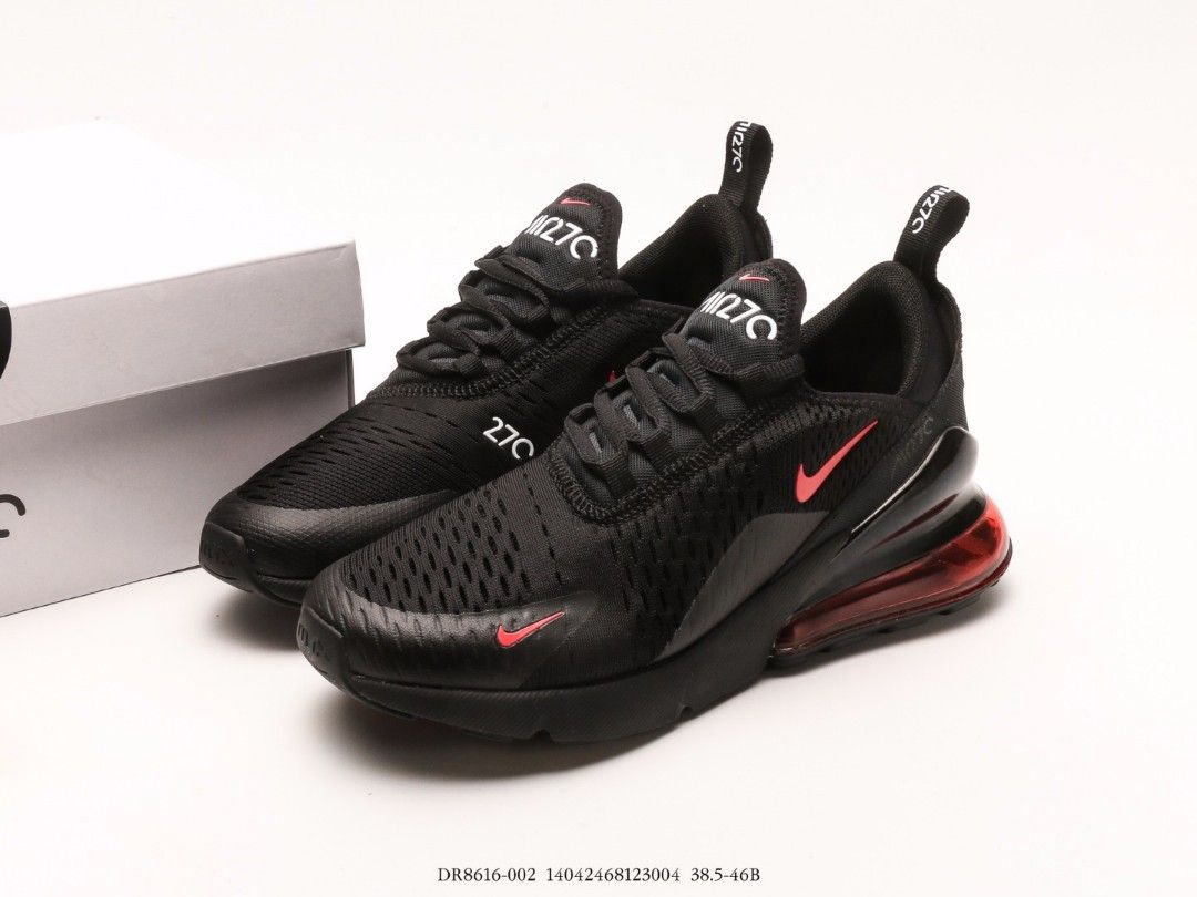 air max 270 grey black red
