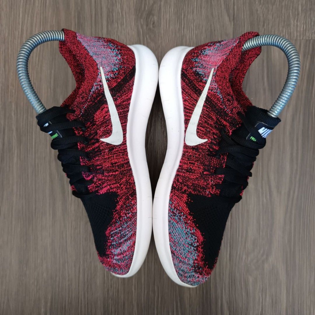 Nike Free RN Flyknit Red 3.5UK 23CM