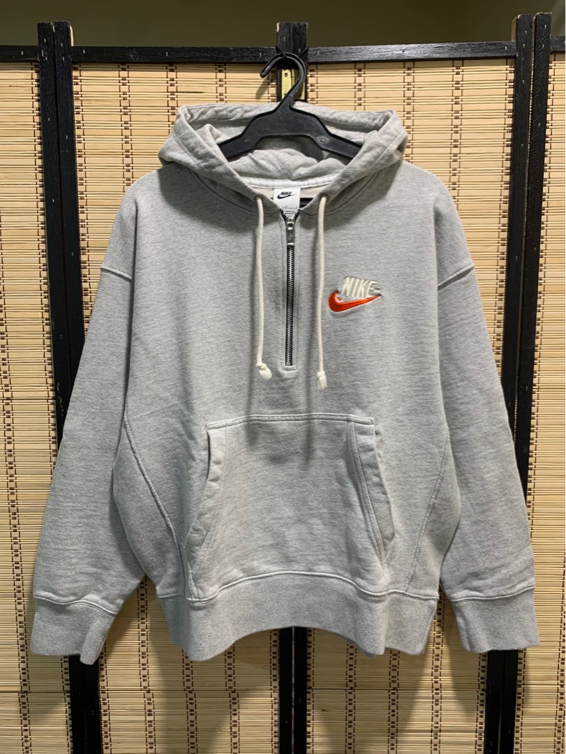 Half zip hoodie nike discount