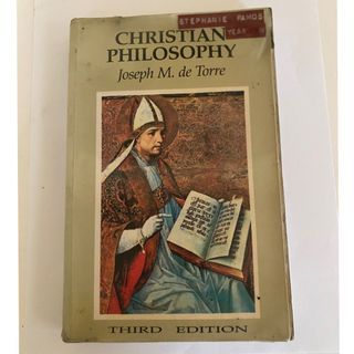 ***ON SALE*** Christian Philosophy By Joseph M. de Torre (Third Edition)