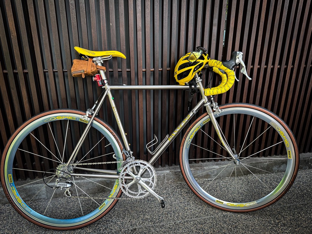 Passoni vintage titanium road bike Sports Equipment Bicycles Parts Bicycles on Carousell