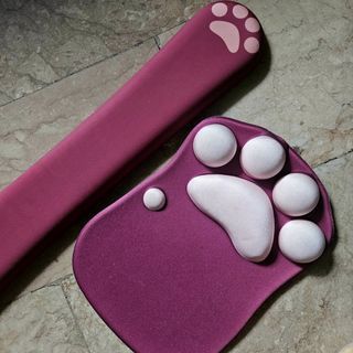 Paw Mousepad & Wrist Pad | Foam Comfort | Computer Accessories