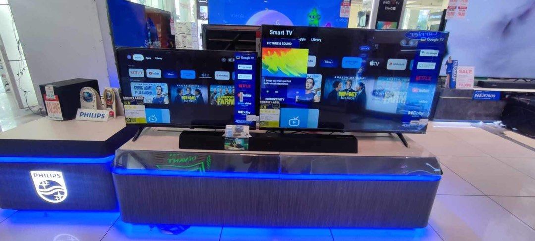 PHILIPS LED ANDROID TV (Category: TV) located in Quezon City. Submitted by annys.online (Listing ID 1303388936, Image 2). Description: Philips LED ANDROID TV 32PHD5019 SRP 9,995 NET T,MOOI CASH 8,700 32PHD6509 SRP 14,495 CASH 12,300 43PFD6509 SRP 18,995 CASH 16,000 43PUD7029 SRP 23,495 CASH 19,600 50PUD7029 SRP 27,995 CASH 23,400 55PUD7029 SRP 32,495 CASH 27,000 65PUD7029 SRP 48,995 CASH 40,800 70PUD702 SRP 55,995 CASH 46,500 75PUD7029 SRP 66,995